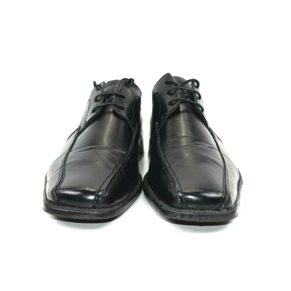 Tim Evans Men's Black Dress Shoes‎ Bicycle Toe England size 13